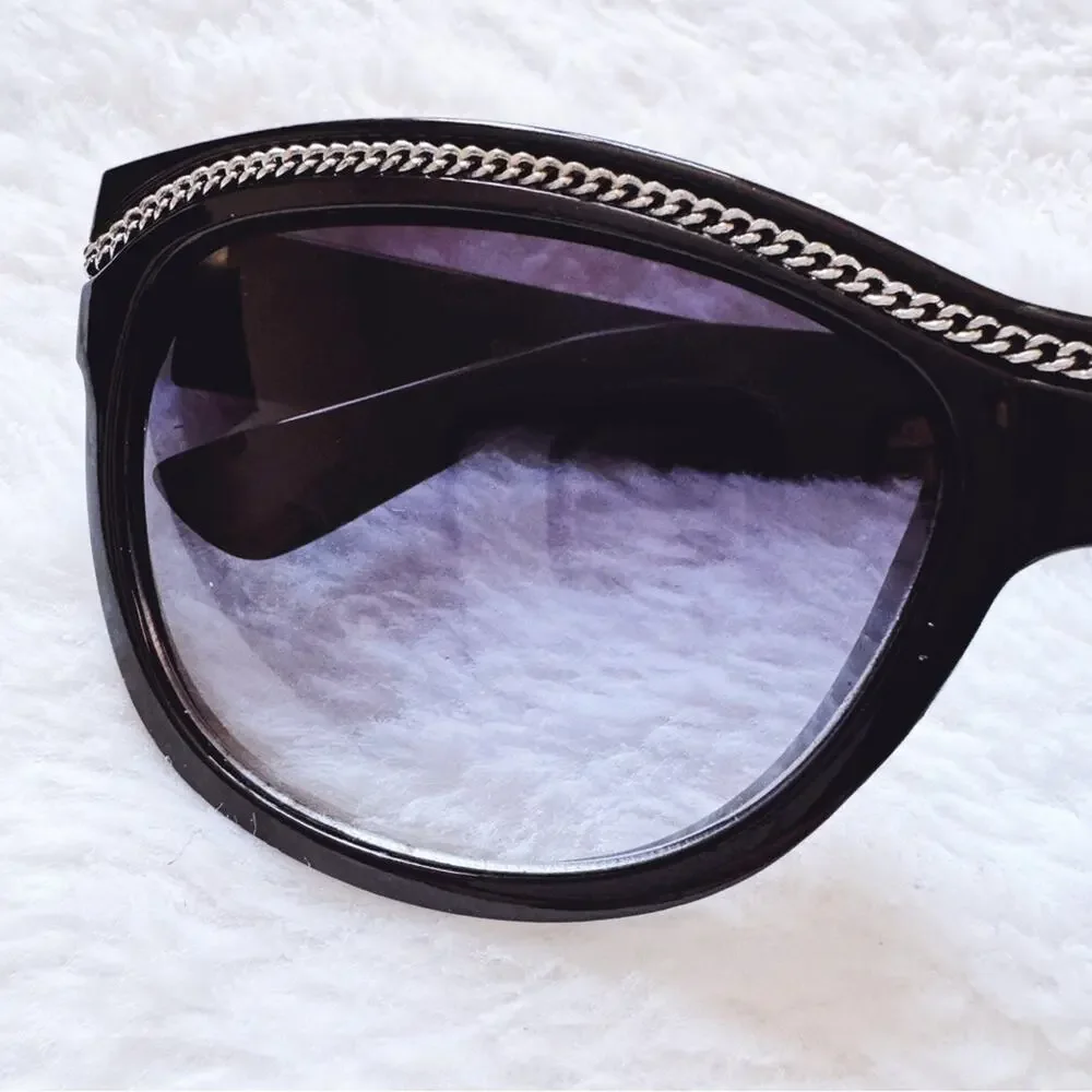 Rina Black w/Silver Accent Sunglasses - Picture 3 of 13